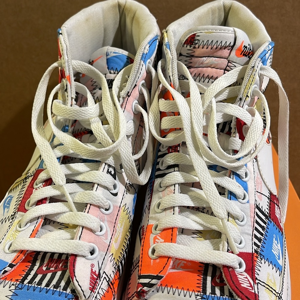 Nike Blazer Patchwork Mid Size 12 - image 5